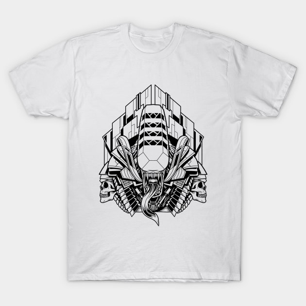 Mecha aliens | Outsiders Inavsion: Mechanical T-Shirt by hazamaxx7